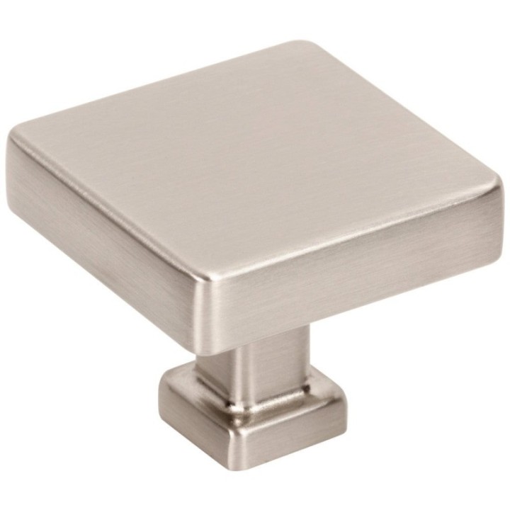 1-3/8" Overall Length Square Nash Cabinet Knob