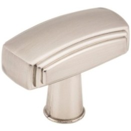 1-9/16" Overall Length Rectangle Delgado Cabinet Knob