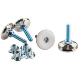Leg Leveler with T-nut 39.5 mm x 28.4 mm (4 per Bag)