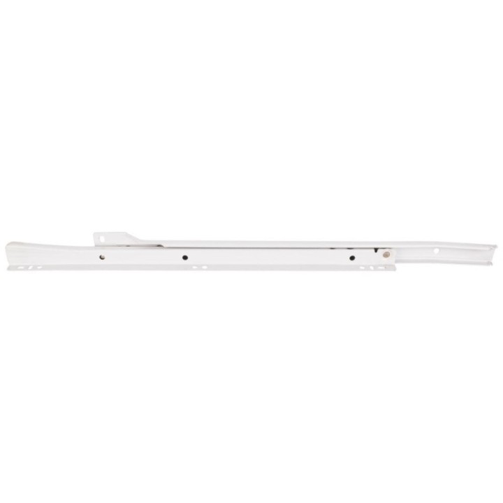 Heavy Duty Double Captive Cream White Self-closing 3/4 Extension Side Mount Epoxy Slide  Split Slides in Bulk Pack
