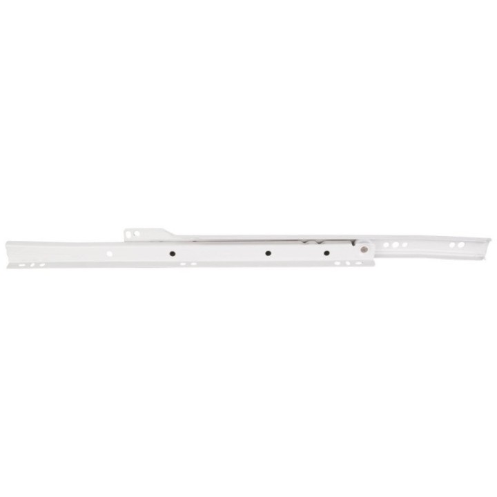 Economy Cream White Self-closing 3/4 extension Side Mount Epoxy Slide - Builder Pack