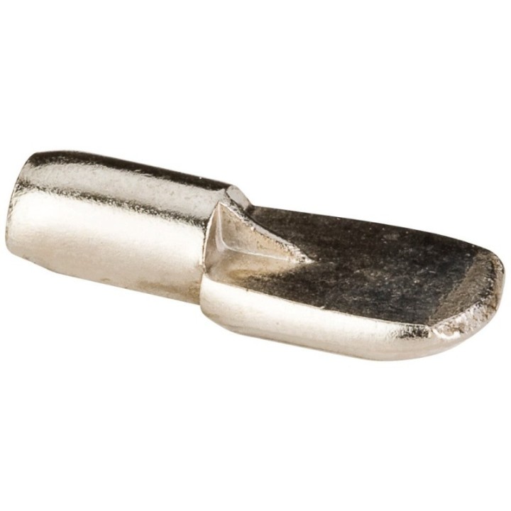 Spoon Shelf Support with 5 mm Pin and Anti-Slide Barb - Priced and Sold by the Thousand. Order 1 for 1 000 Pieces