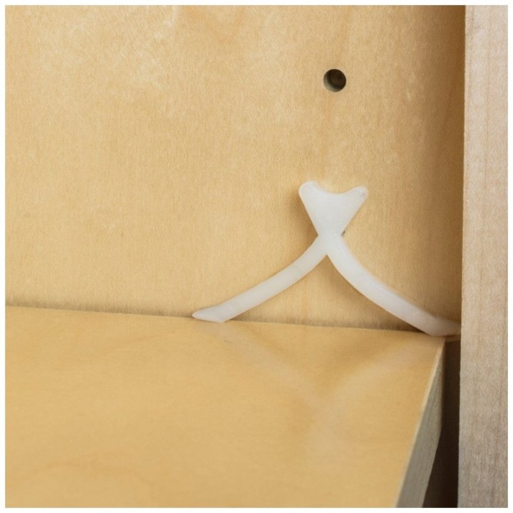 Ship Pin for Holding Shelf in Place with 5 mm Pin Diameter