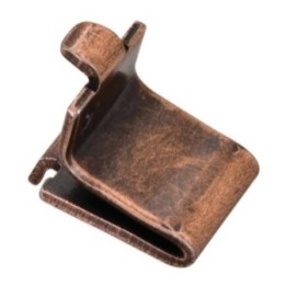 Antique Copper Single-Track Shelf Clip Builder Pack (1 000 pcs.) - Priced and Sold by the Thousand. Order 1 for 1 000 Pieces
