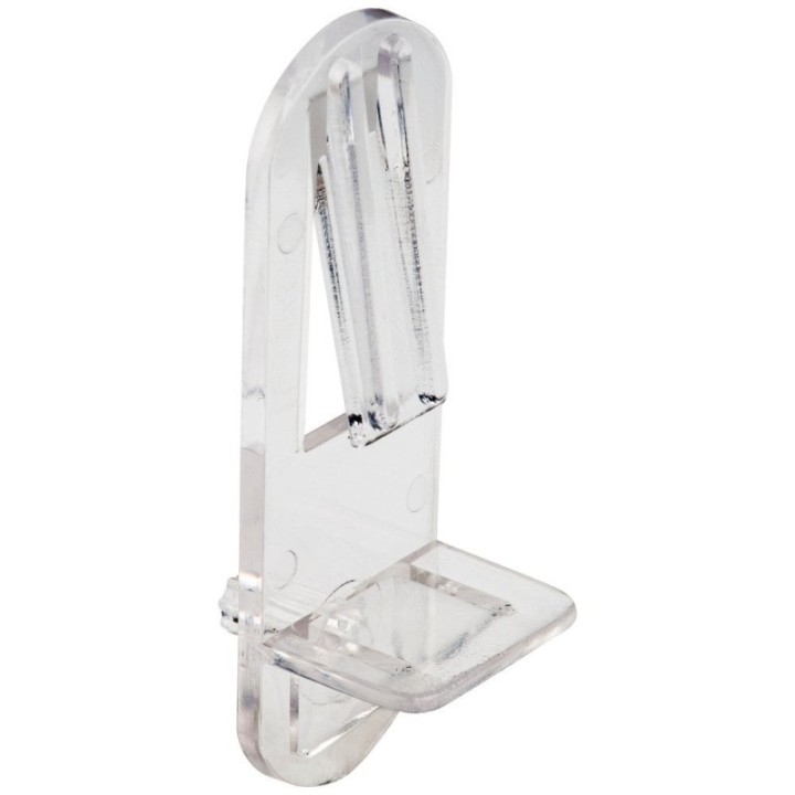 Clear 1/4" Pin Shelf Lock - Priced and Sold by the Thousand