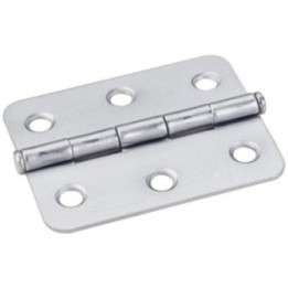 2-1/2" Single Full Swaged Radius Corner Butt Hinge