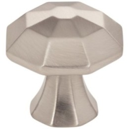 1-1/4" Overall Length Octagonal Wheeler Cabinet Knob