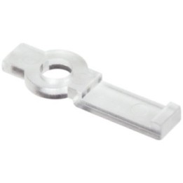 Side Bend Loop Mounting Clip  clear