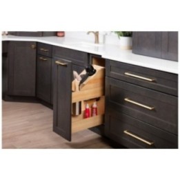 No Wiggle Powered Vanity Pullout for Full Height Base Cabinet