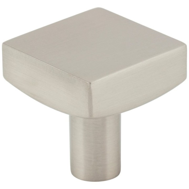 1-1/8" Overall Length Square Dominique Cabinet Knob