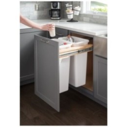 Wood Top-Mount Trashcan Pullout Kit