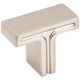1-3/8" Overall Length Rectangle Anwick Cabinet Knob