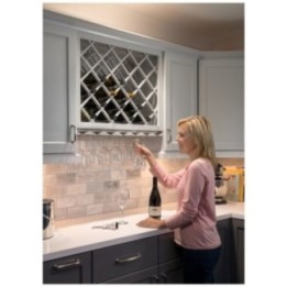 Maple Wine Bottle Lattice