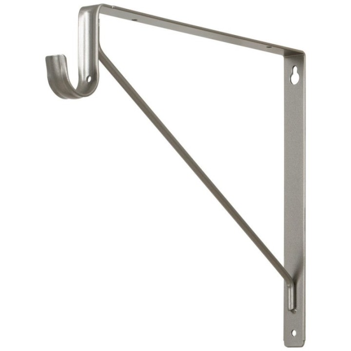 Shelf Bracket Support  Lighted Closet Rod
