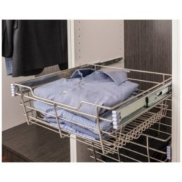 Wire Closet Pullout Baskets with Slides