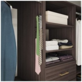 Cascading 12-Hook Tie Organizer