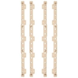 4-quick Tray Pilasters with 8 Hook Dowels & 8 Screws