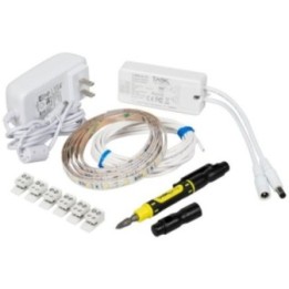 5 ft 120 Lm/Ft Vanity Night Light Kit  Tape Lighting with Doppler Motion Sensor Switch  4000K