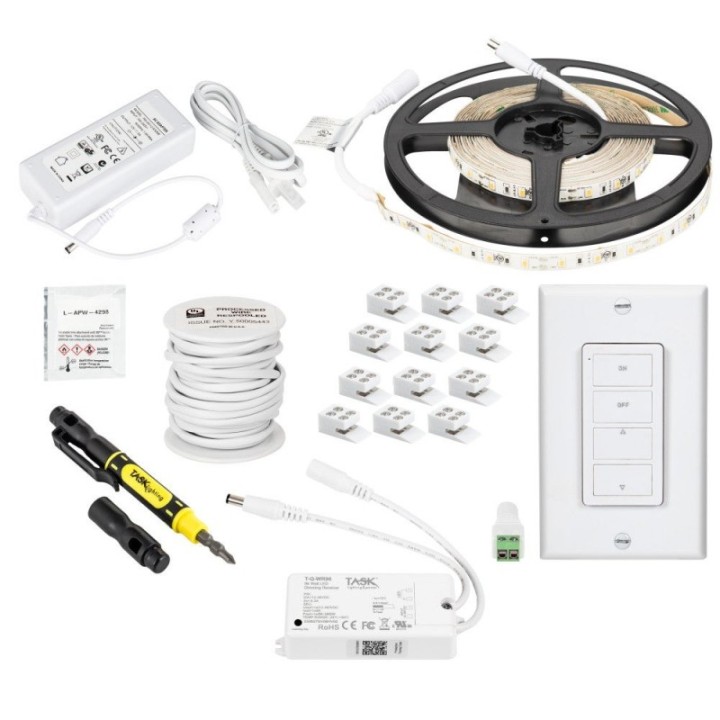 16 Ft. 120 Lumens/Ft.. 12-volt Accent Output Uno Wireless Controller Tape Light Kit  1 Zone 1 Area