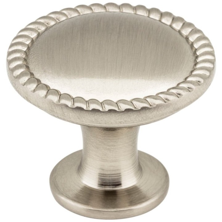 1-1/4" Diameter Round Rope Detailed Lindos Cabinet Knob