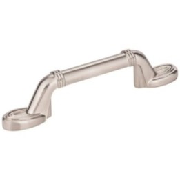 3" Center-to-Center Ringed Detail Vienna Cabinet Pull