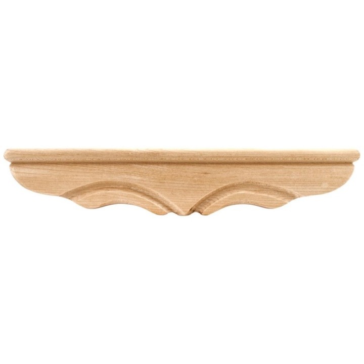 11-3/8" W x 1-3/4" D x 2-1/4" H Middle Rounded Pedestal Foot