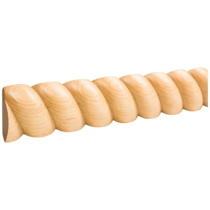 7/8" D x 2-11/16" H Rope Corner Moulding
