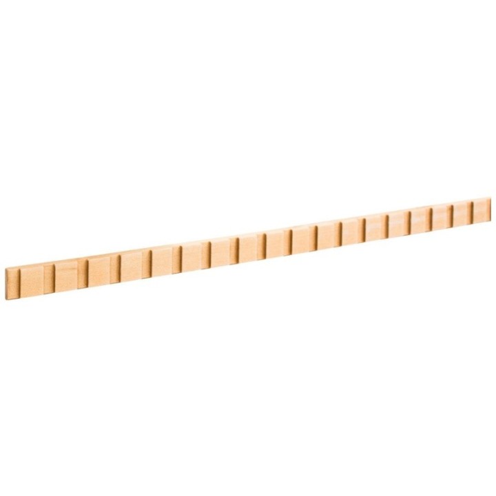 1/4" D x 5/8" H Dentil Moulding