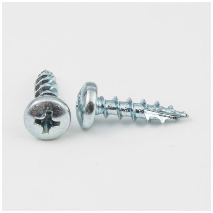 #10 x 3/4" Zinc Plated Phillips Drive Type 17 Coarse Thread Pan Head Screw Sold by the Box. Order 2 for a Box of 2 000 Screws
