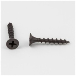 #6 x 1" Black Phosphate Phillips Drive Coarse Thread Bugle Head Drywall Screw Sold by the Keg. Order 10 for 10 000 Screws