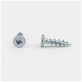 #6 x 5/8" Zinc Plated Square Drive Type 17 Coarse Thread Undercut Screw Sold by the Box. Order 6 for a Box of 6 000 Screws