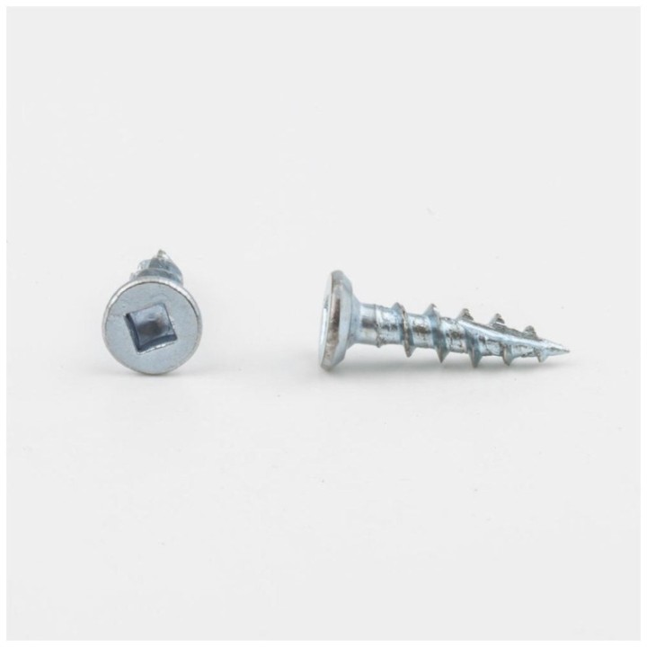 #6 x 5/8" Zinc Plated Square Drive Type 17 Coarse Thread Undercut Screw Sold by the Box. Order 6 for a Box of 6 000 Screws