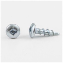 #6 x 1/2" Zinc Plated Square Drive Coarse Thread Truss Head Screw Sold by the Keg. Order 25 for a Keg of 25 000 Screws