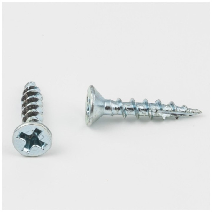 #6 x 3/4" Zinc Plated Phillips Drive Type 17 Coarse Thread Flat Head Screw Sold by the Box. Order 5 for a Box of 5 000 Screws