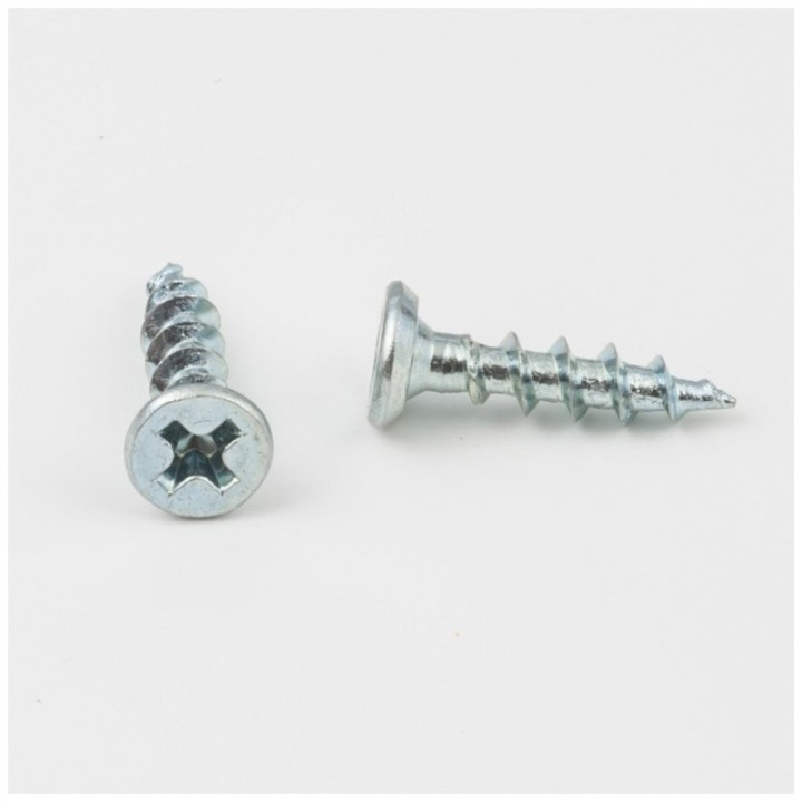 #6 x 5/8" Bright Nickel Phillips Drive Coarse Thread Flat Head Screw Sold by the Keg. Order 25 for a Keg of 25 000 Screws