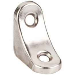 1-3/8" x 1-3/8" x 3/4" Bright Nickel Church Pew Bracket