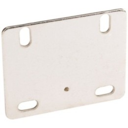 2" X 1-1/2" Bright Nickel Flat Bracket - Priced and Sold by the Thousand