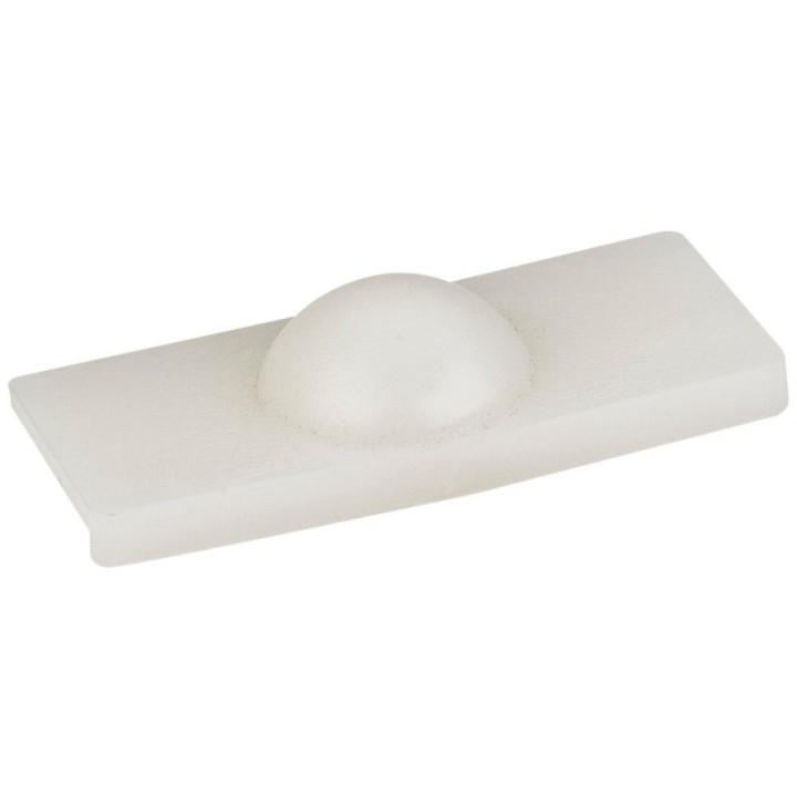 3/8" Height 1-3/4" x 3/4" Plastic Cabinet Glide - Priced and Sold by the Thousand