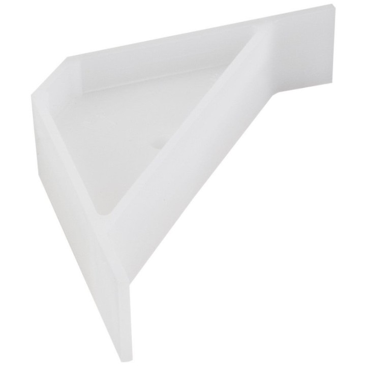 2-5/8" x 2-5/8" x 3/4" Plastic Corner Brace - Priced and Sold by the Thousand. Order 1 for 1 000 Pieces