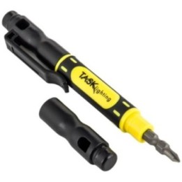 Task Lighting Multi-Screwdriver with Logo  Yellow/Black