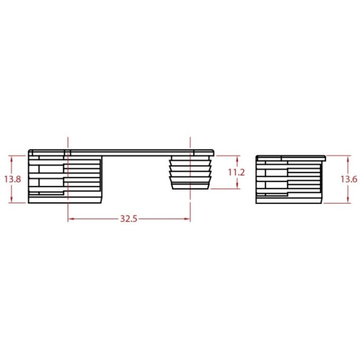 Connector Cam for 19 mm Panel