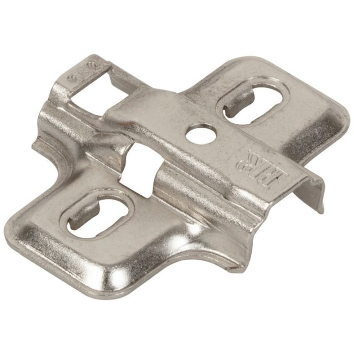 HR MAX™ Standard Duty 3 mm Non-Cam Adjustable Steel Plate for 500 Series Euro Hinges