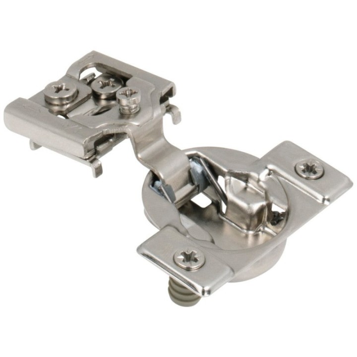 HR MAX™ 105° 3/4" Overlay Self-close Compact Hinge with Press-in 8 mm Dowels