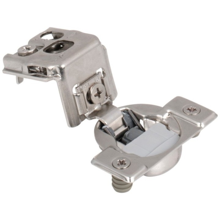 HR MAX™ 105° 1-1/2" Overlay Heavy Duty Soft-close Compact Hinge with Press-in 8 mm Dowels