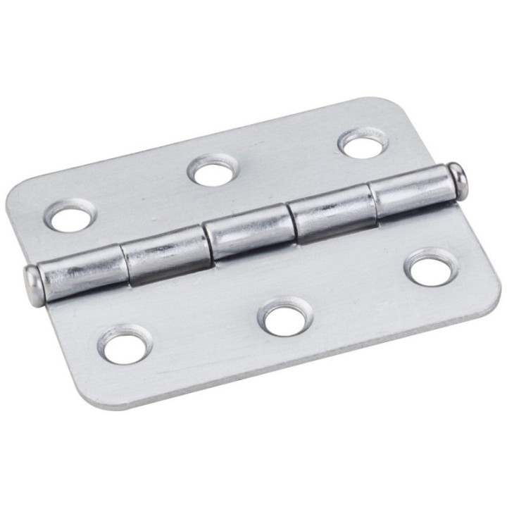 2-1/2" Single Full Swaged Radius Corner Butt Hinge