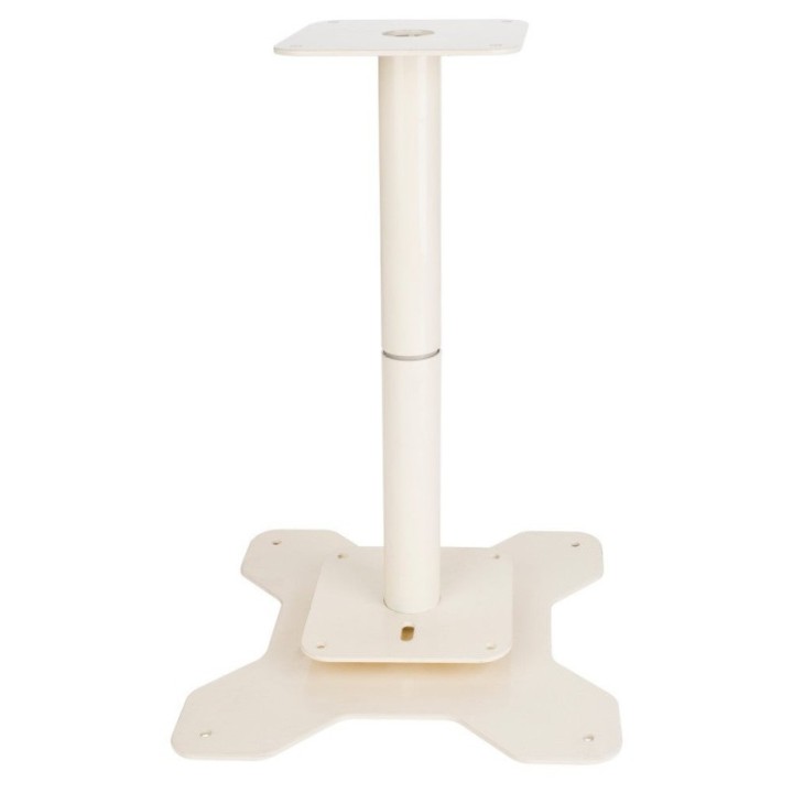 Lazy Susan Pole System for Two Kidney Shelves