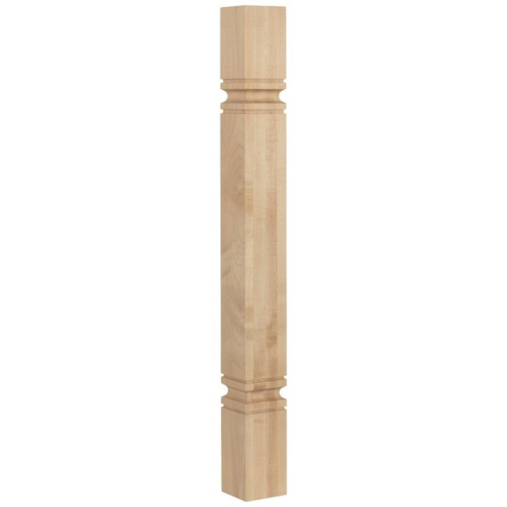 3-1/2" W x 3-1/2" D x 35-1/2" H Simple Mission Post