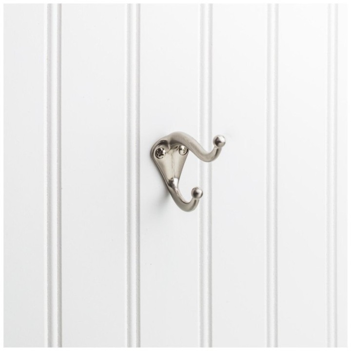 2-5/16" Traditional Double Prong Ball End  Wall Mounted Hook