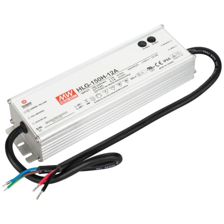 12V Hardwired IP67 Waterproof Power Supply