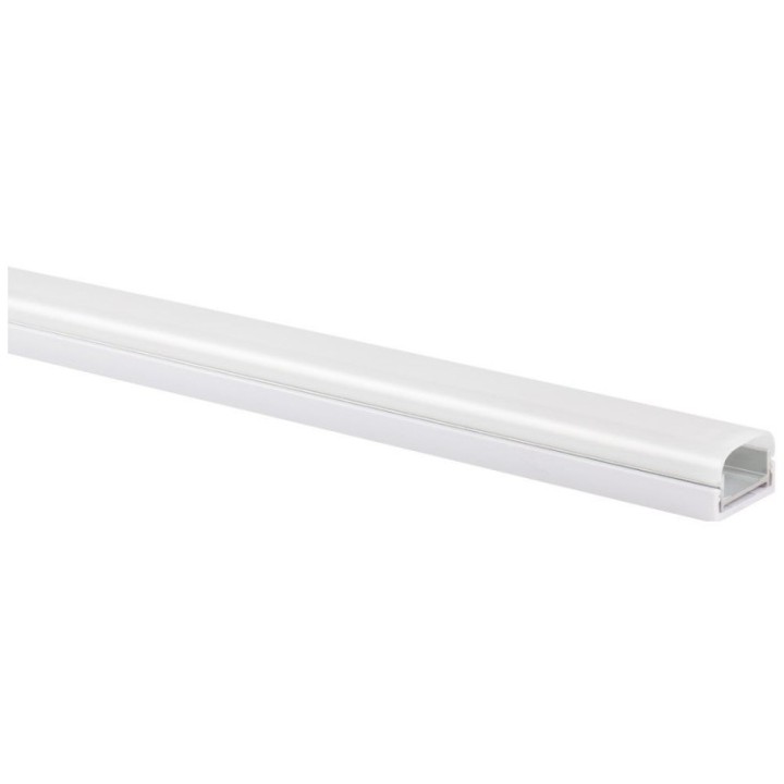 Premium Flat Surface-Mount Aluminum Profile with Frosted Lens